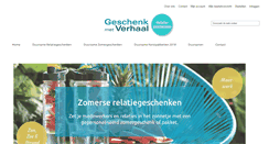 Desktop Screenshot of geschenkmetverhaal.nl